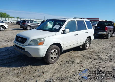 2005 Honda Pilot Ex-L z USA, uszkodzony, nr VIN 2HKYF187X5H555413